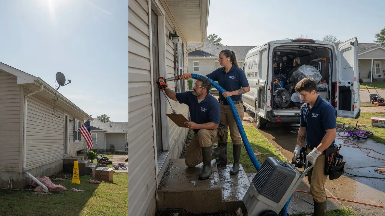 Ceiling Water Damage Restoration in Shoshone, ID near me